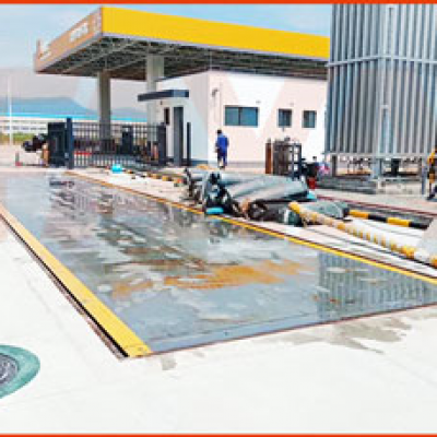 華潤燃氣-開平加氣站地磅項目施工案例--2018年10月5日